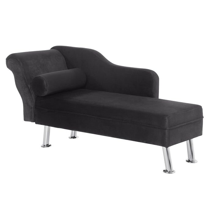 HOMCOM Chaise Longue 750 x 560 x 1600 mm Black