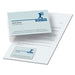 Djois Self-Adhesive Business Card Pockets with Long-side Opening Pack of 100