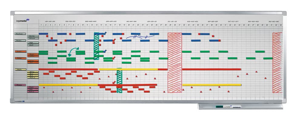 Legamaster Professional Year Planner White 150 x 75 cm