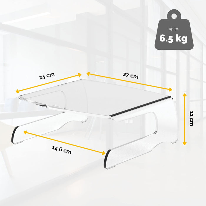 Fellowes Monitor Stand 9731001 Transparent