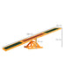 PawHut Pet Seesaw Natural, Brown, Green 300 mm x 1800 mm x 300 mm