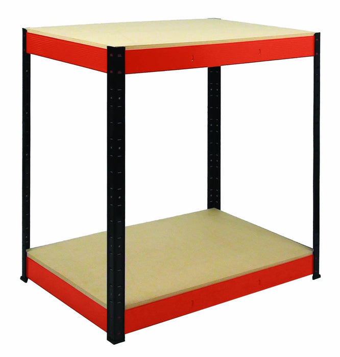 Nautilus Designs Garage Shelving - Boltless Model: 13528 Steel Red