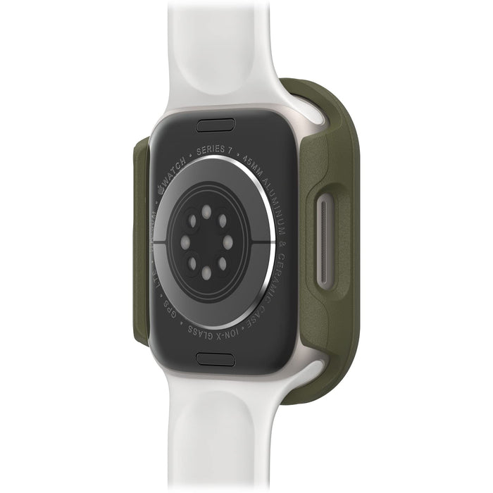 LifeProof - Bumper for smart watch - 85% ocean-based recycled plastic - gambit green - for Apple Watch (45 mm)