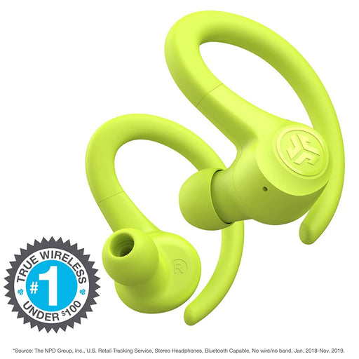 JLab Audio Go Air Sport True Wireless Stereo Earbuds Neon Yellow