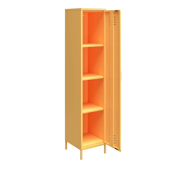 Novogratz Storage Cabinet 5244814COMNUK Yellow 380 (W) x 400.1 (D) x 1,849.9 (H) mm