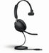 Jabra Evolve2 40 SE MS Mono - Headset - on-ear - wired - USB-A - noise isolating - Certified for Microsoft Teams