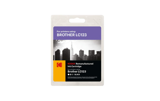 Kodak Ink Cartridge Compatible with Brother LC-123BK Black