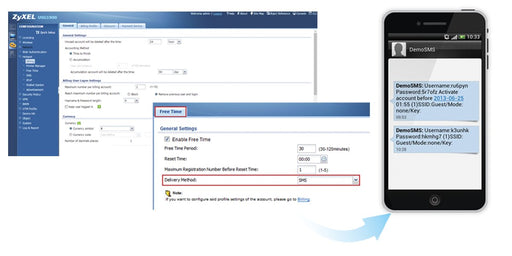 Zyxel E-iCard Hotspot Management - Subscription licence (1 year)