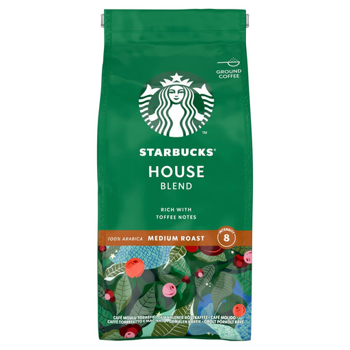 Starbucks House Blend Caffeinated Ground Coffee Pouch 200 g