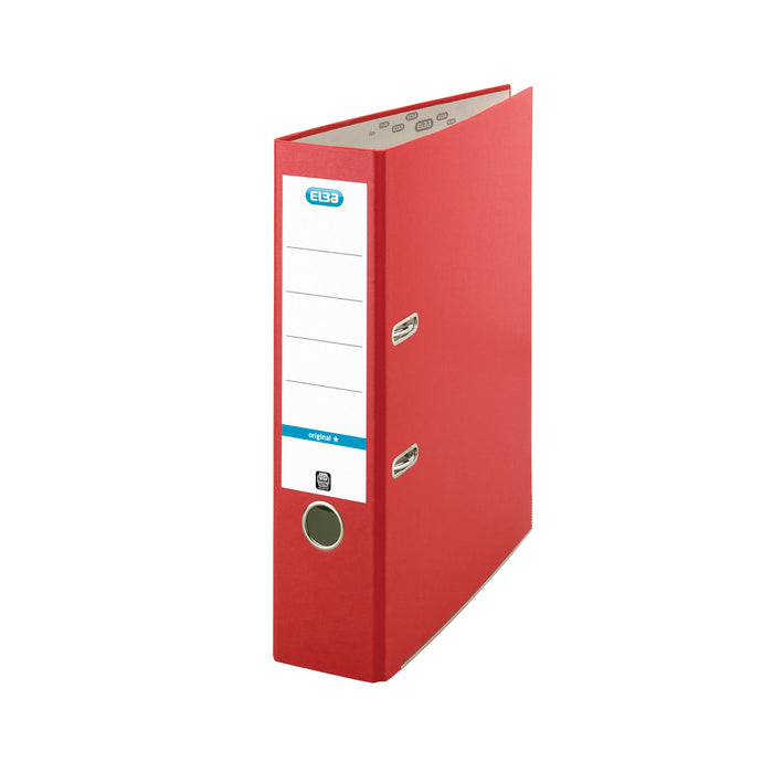 ELBA Smart Lever Arch File 80 mm Polypropylene 2 ring A4 Red