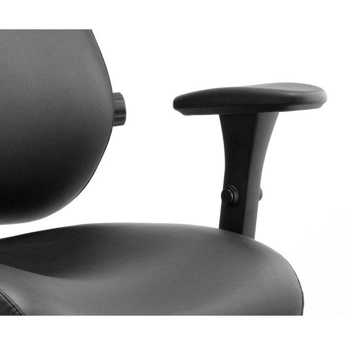 Dynamic Synchro Tilt Posture Chair Removable Arms Chiro Plus Ultimate Black Seat With Adjustable Headrest High Back