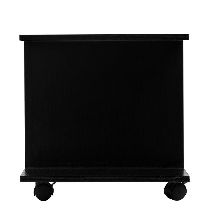 HOMCOM Mobile TV Stand 02-0610 Black 400 x 800 x 400 mm