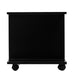 HOMCOM Mobile TV Stand 02-0610 Black 400 x 800 x 400 mm