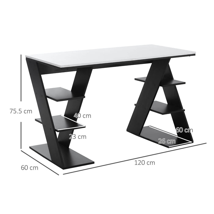 HOMCOM Dining Table 836-389 White