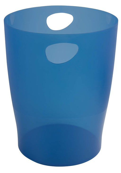 Exacompta Waste Paper Bin EcoBin 15L 26.3 x 26.3 x 33.5 cm Blue Pack of 8