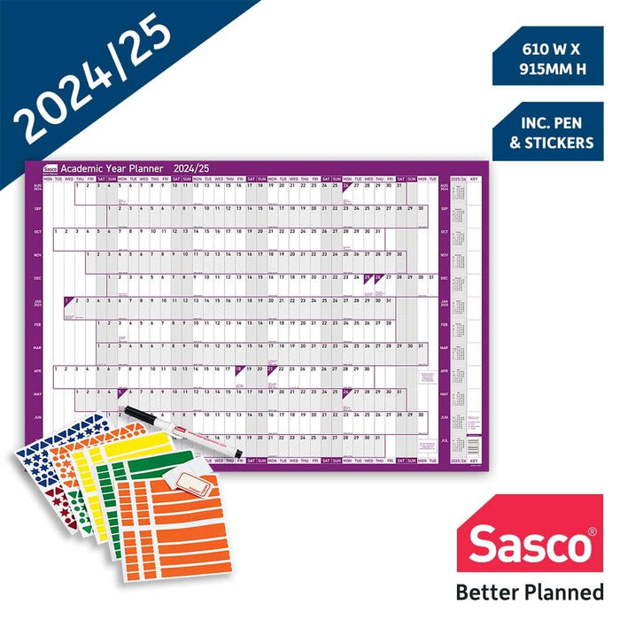 Sasco Acad Year Planner Unmt 2024-25