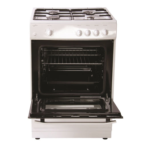 Statesman Gas Cooker Single Cavity MAXI60GSF 2200W White