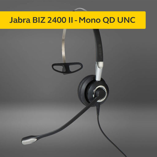 Jabra BIZ 2400 II QD Mono UNC 3-in-1 - Headset - on-ear - convertible - wired - Quick Disconnect