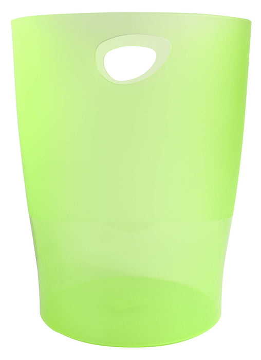 Exacompta Waste Paper Bin EcoBin 15L 26.3 x 26.3 x 33.5 cm Apple Green Pack of 8