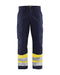 BLÅKLÄDER Trousers 15641811 Cotton, PL (Polyester) Navy Blue, Yellow Size 44R