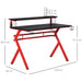 HOMCOM Gaming Desk Red 600 x 965 mm