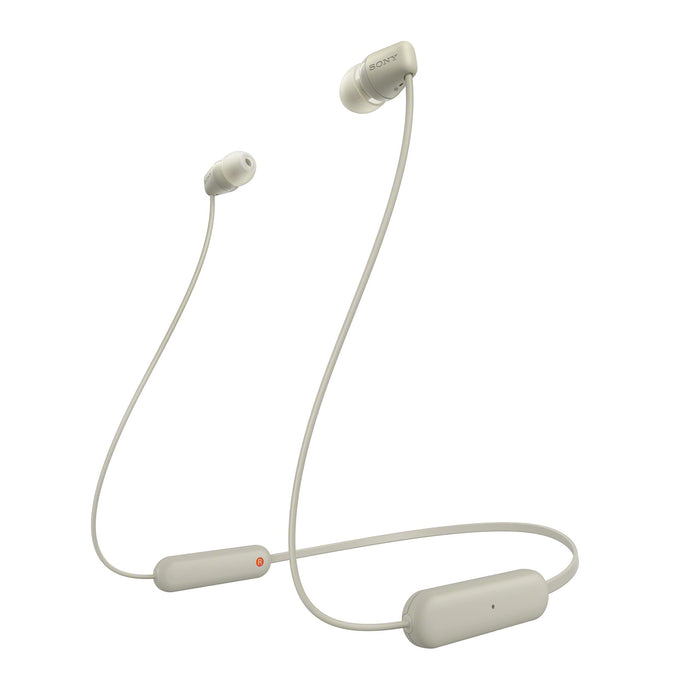 Sony WI-C100 Headset Wireless In-ear Calls Music Bluetooth Beige