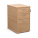 Desk High Pedestal with 3 Lockable Drawers Wood R25DH8O 426 x 800 x 725mm Oak