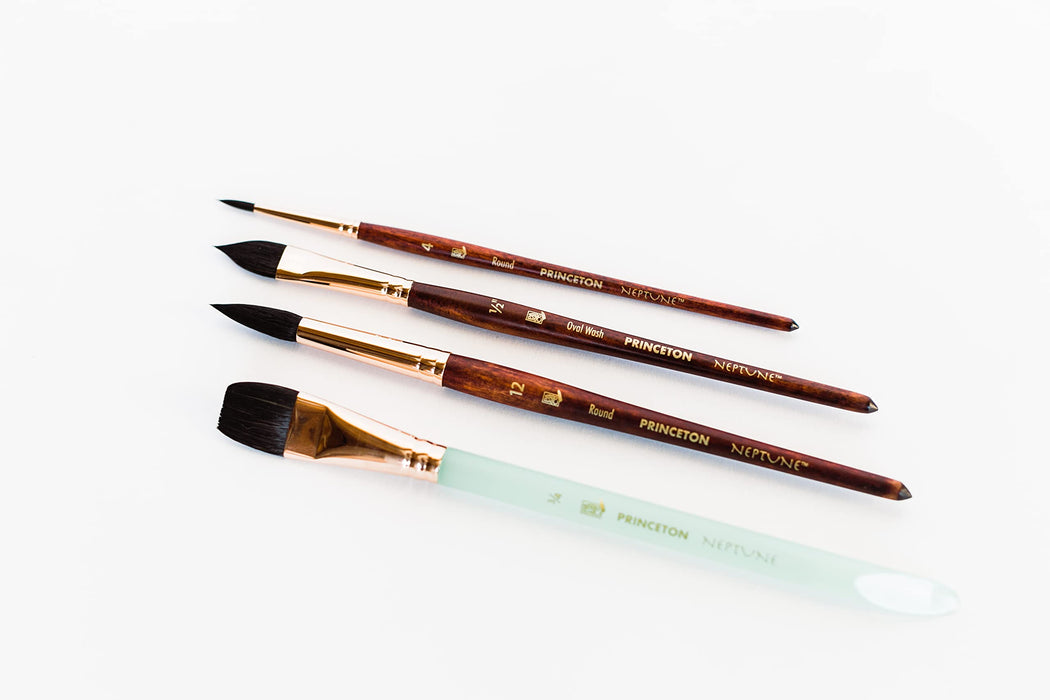 Daler-Rowney Paint Brushes 219771 Brown 0.8 x 2.4 x 0.1 cm Pack of 4