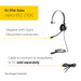 Jabra BIZ 2300 QD Mono - Headset - on-ear - wired