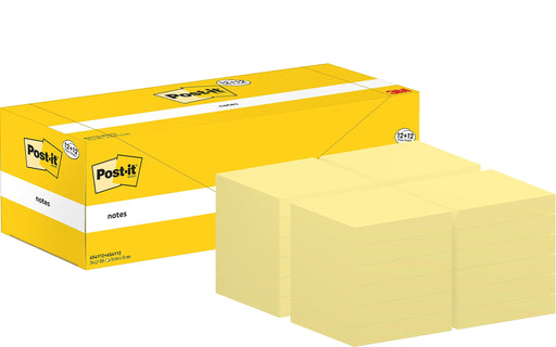 Post-It Notes 76X76 100S C/Ylw Pk24