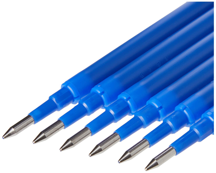 Pilot Frixion Pen Refills 0.35 mm Blue Pack of 6