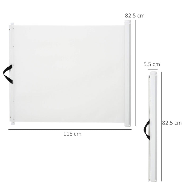 PawHut Pet Safety Gate White 1150 mm x 825 mm