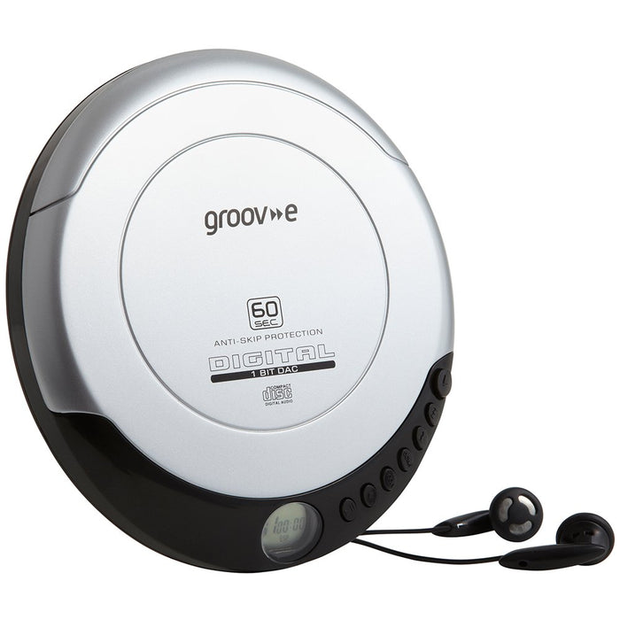 Groove-e Personal CD Player GVPS110/SR Silver