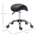 HOMCOM Cosmetic Stool Height Adjustable Salon Massage Spa Black