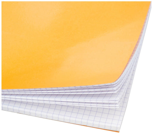 Rhodia Notepad 38200C A3+ Squared Stapled Top Bound Cardboard Soft Cover Orange Perforated 160 Pages