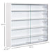 HOMCOM Shelving Unit White 950 x 800 x 600 mm