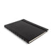 Filofax Notebook 115022 A4 Ruled Twin Wire Faux-leather Soft Cover Black 56 Pages