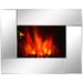 HOMCOM Fireplace with Pebble Effect 10.7 x 52 cm