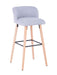 Alphason Bar Stool Claremont Grey