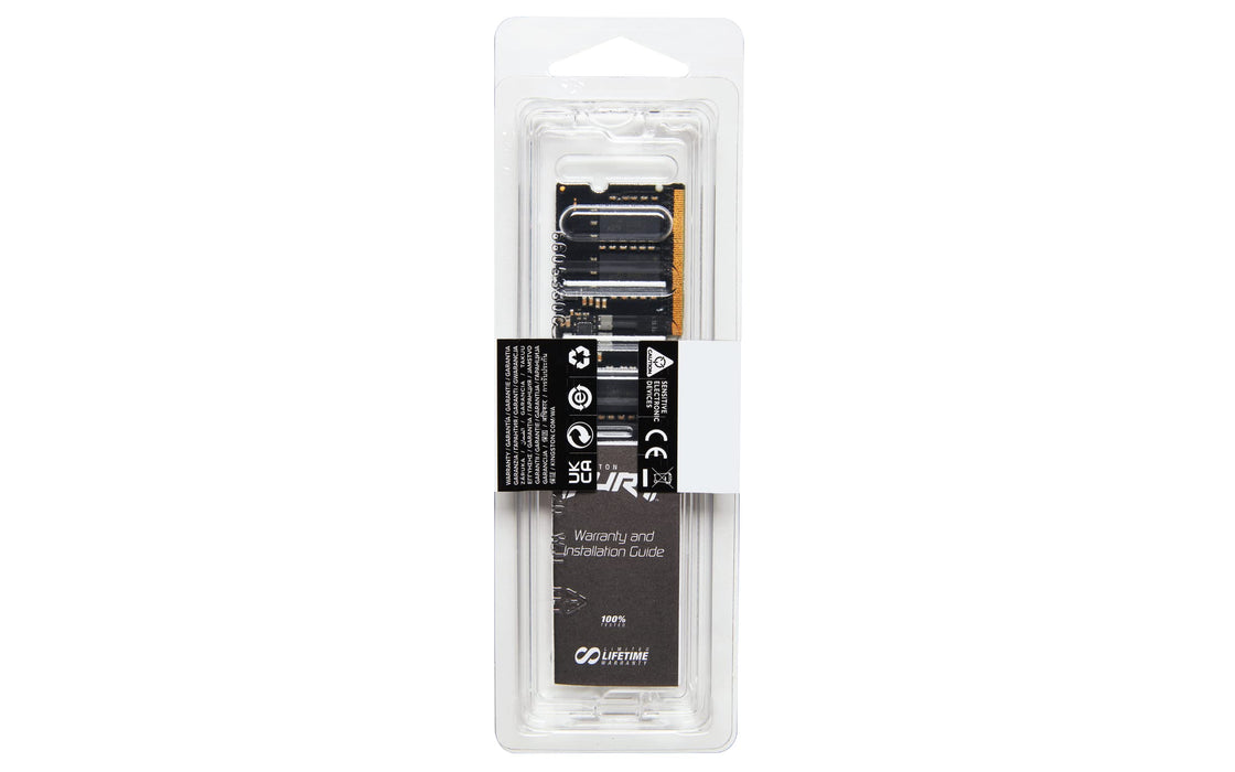 Kingston FURY Impact - DDR5 - module - 32 GB - SO-DIMM 262-pin - 5600 MHz / PC5-44800 - CL40 - 1.1 V - unbuffered - on-die ECC