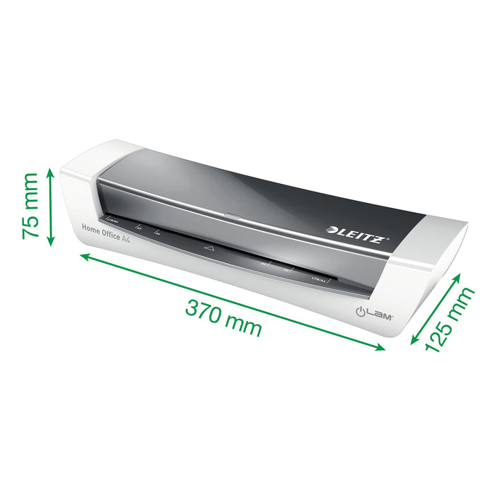 Leitz iLAM Home Office A4 37 x 12.5 x 7.5 cm A4 Laminator 300 mm/min. 3 min warm-up period