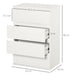 HOMCOM Drawers Particle Board White 3.3 x 5.5 x 10 cm