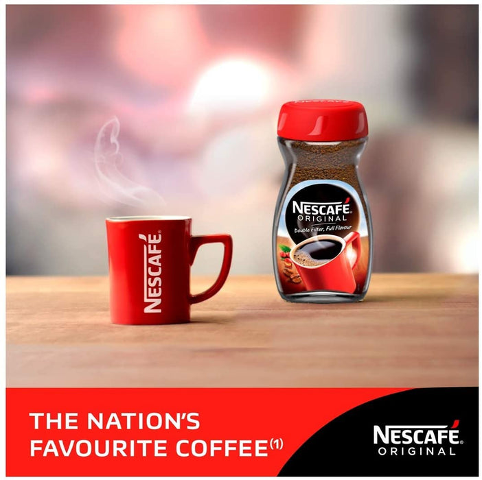 Nescafe Original Caffeinated Instant Coffee Jar Medium Dark 200 g