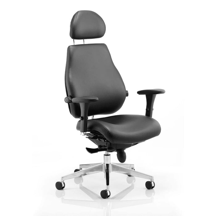 Dynamic Synchro Tilt Posture Chair Multi-Arms Chiro Plus Ultimate With Headrest High Back