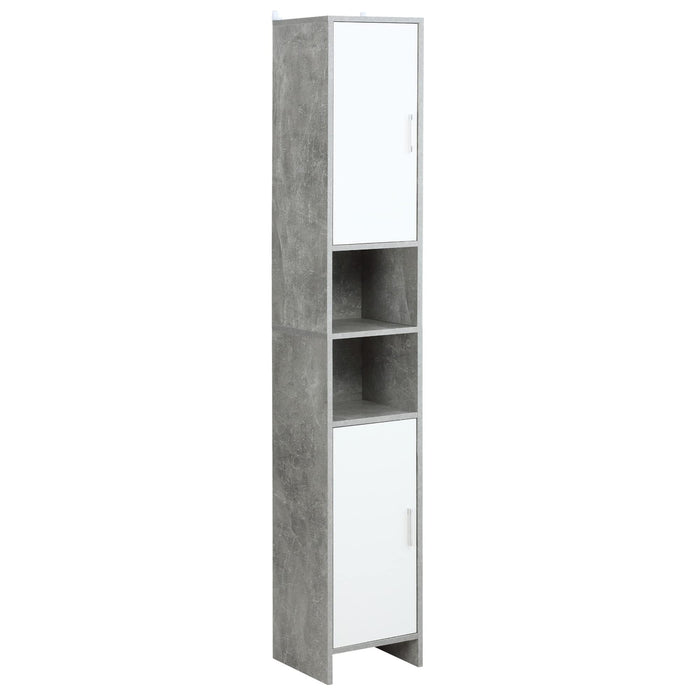 kleankin Floor Cabinet Grey 300 x 1,800 mm