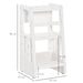 KIDS STOOL 3 HEIGHTS ADJ WHITE