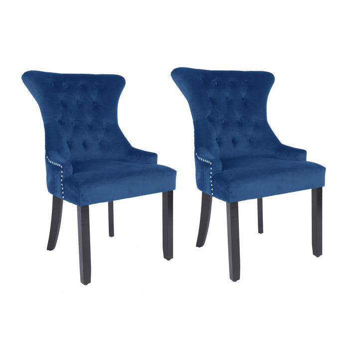 NEO Dining Chairs Non Height Adjustable Blue 2XKNOC-CHR-BLUE 530 (W) x 660 (D) x 920 (H) mm Pack of 2