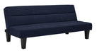 DOREL HOME 2 Seat Sofa NAVY VELVET Velvet 1,752.60 (W) x 812.80 (D) x 736.60 (H) mm