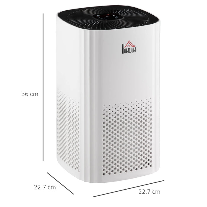 HOMCOM Air Purifier 823-030V70WT 22.7 (W) x 22.7 (D) x 36 (H) cm