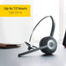 Jabra PRO 935 Wireless Mono Headset Over the Head With Noise Cancellation With Microphone Black